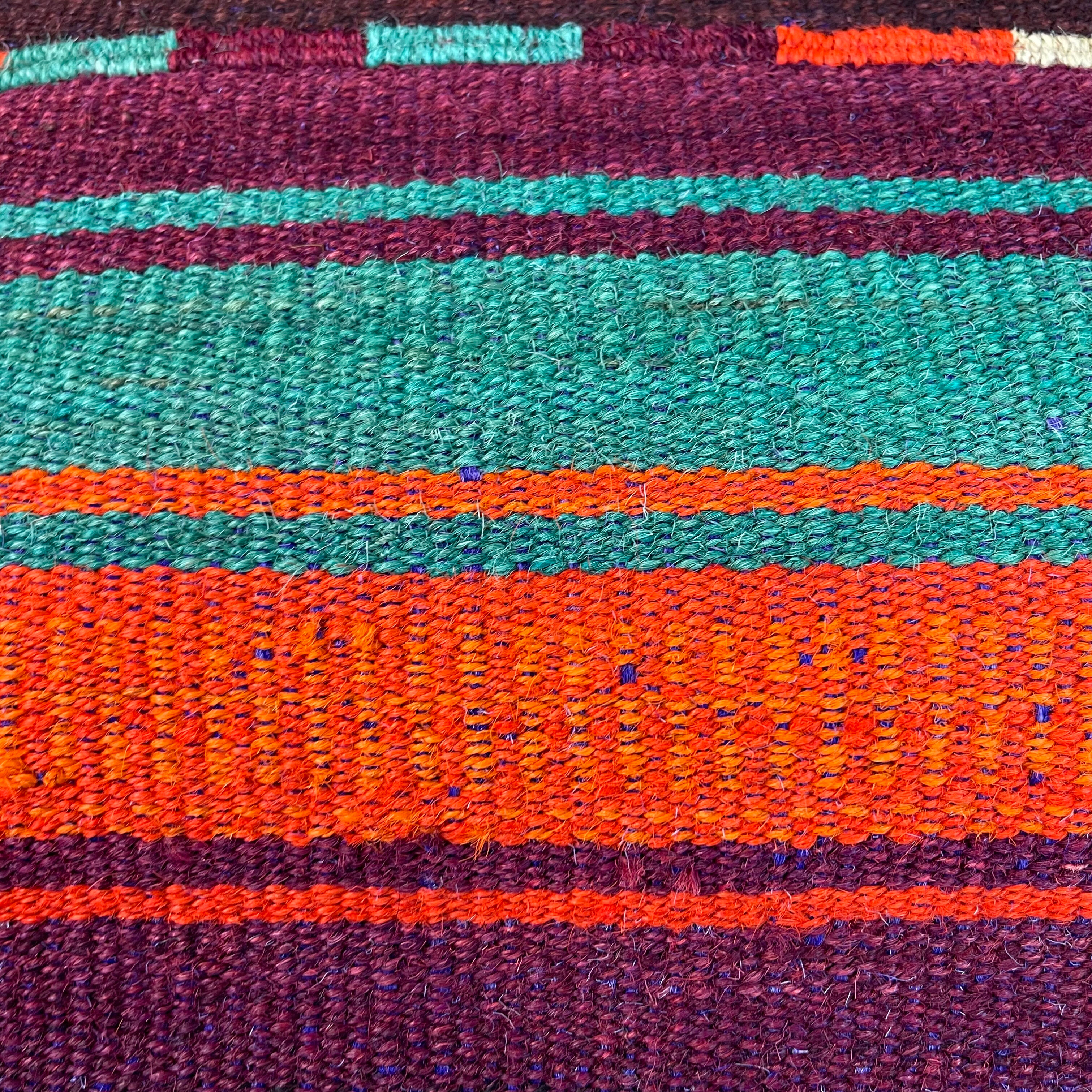 Vintage turkish kilim cushion cover, 30 x 50 cm