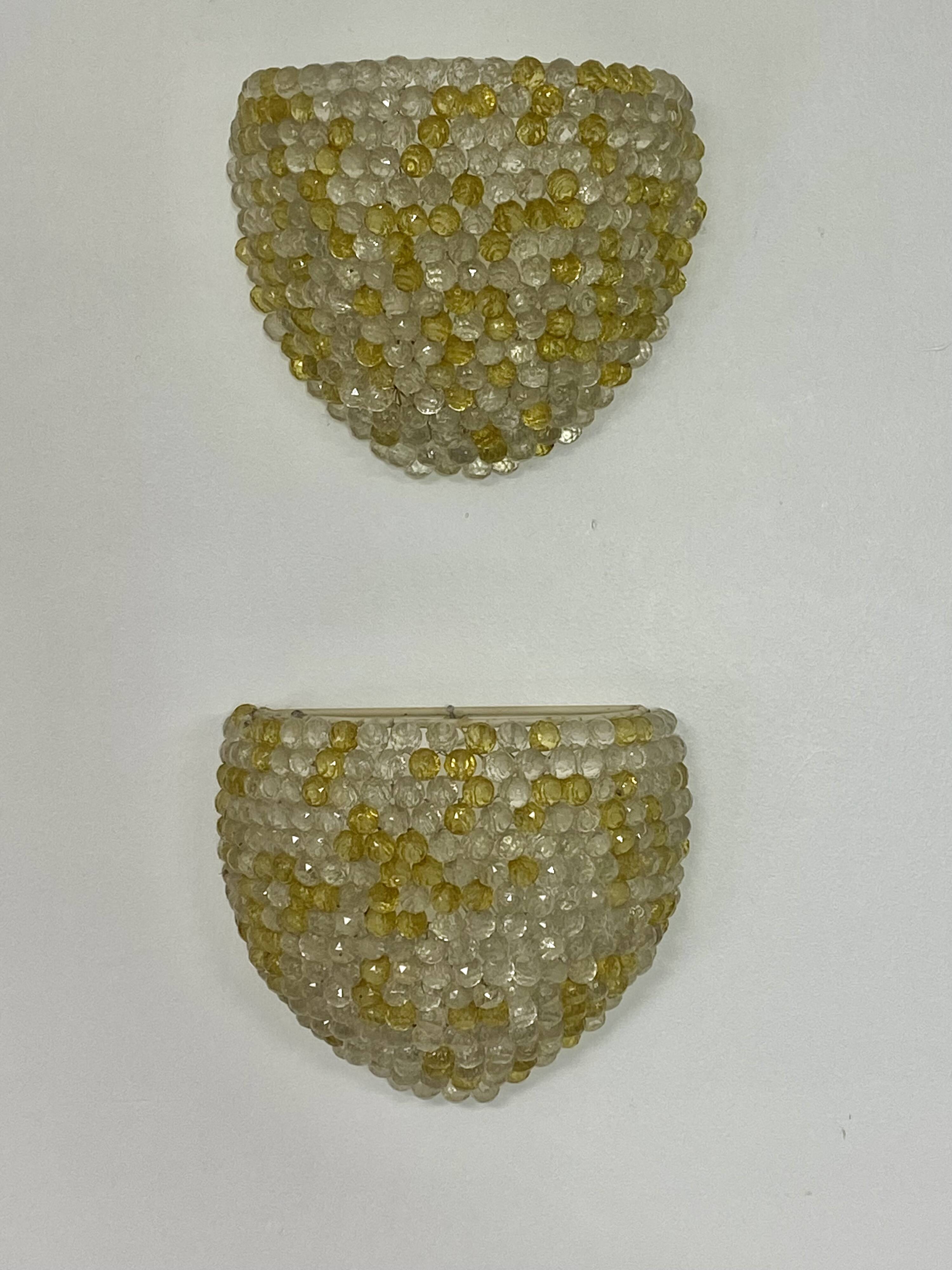 Paire d’appliques murales vintage – Années 70