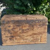 Old small wooden trunk