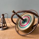 Old gyroscope spinning top