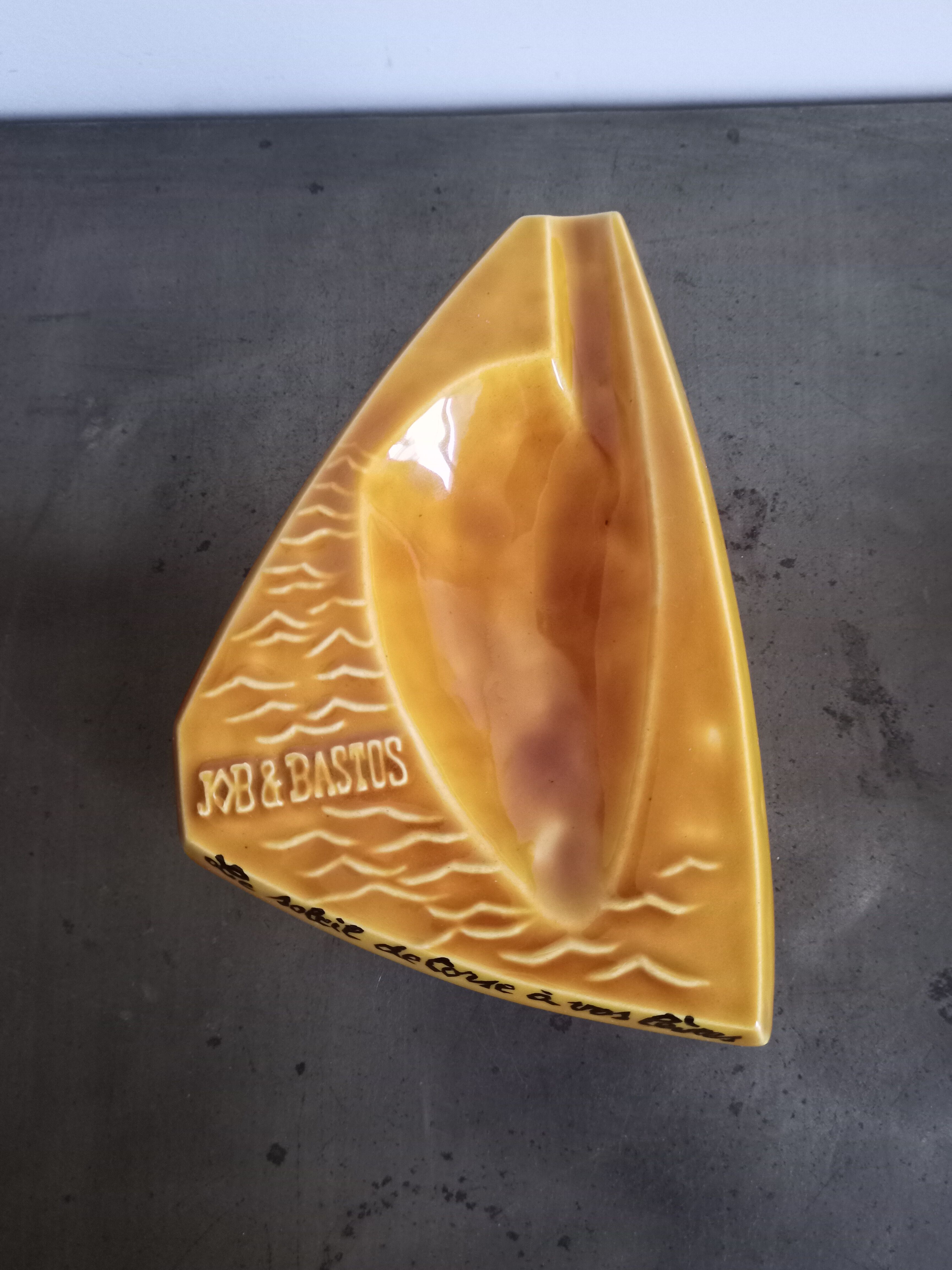 Job & Bastos Corsica ceramic counter ashtray