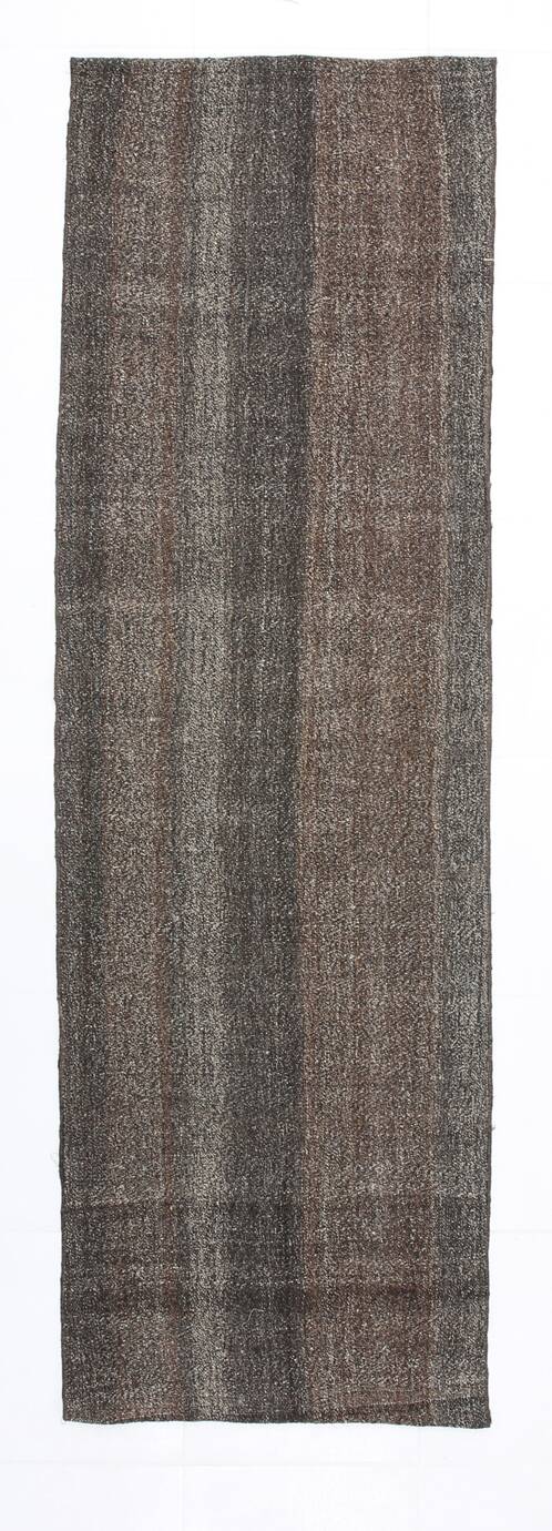 2x7 Short Brown Vintage Kilim Runner Rug, Kitchen Runner Rug, 72x230Cm