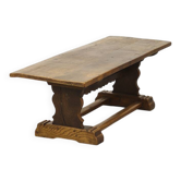 Table basse en chêne de style ferme rustique