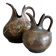 Vintage vases Dümler Breiden 055/15 and 056/20, ceramic vase WPG