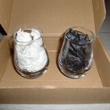 2 small digestive glasses