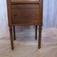 Nightstand walnut with marble top