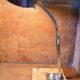 Antique Vintage Art Deco Chrome Metal Desk Lamp