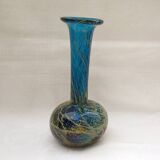 Mdina Glass Bud Vase Malta  by Michael Harris  Hand Blown MCM Signed