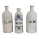3 bouteilles à alcool