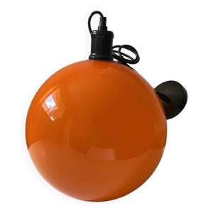 suspension boule vintage - opaline