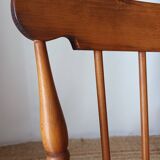 Vintage turned wood rocking chair