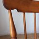 Rocking-chair vintage en bois tourné