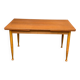 Scandinavian extendable wooden dining table 235cm 1960