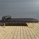Knoll Barcelona Daybed Black Sabrina leather AS NEW!! Mies van der Rohe