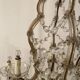 Imposing venetian chandelier in crystal with tassels