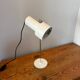 White aluminium designer table lamp made in Germany vintage