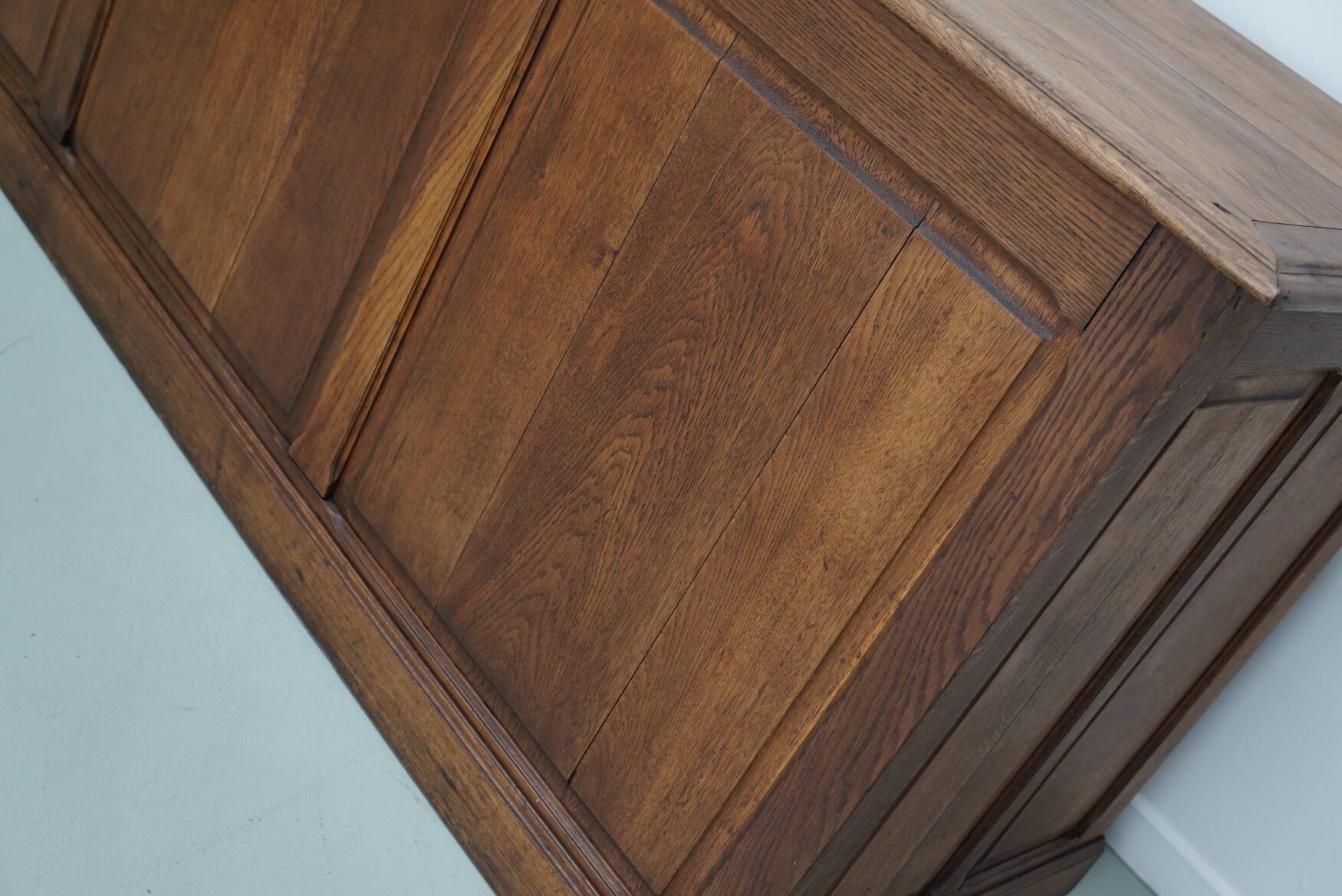 Antique French Oak Apothecary / Filing Cabinet / Kitchen Island, 1920/30s