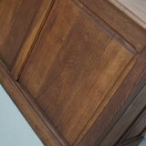Antique French Oak Apothecary / Filing Cabinet / Kitchen Island, 1920/30s