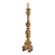 Antique carved and gilded wooden candelabrum, Italy, 19th century
