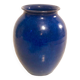 Blue ceramic vase