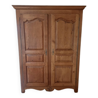 Solid oak wardrobe