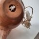 Wooden ball lamp foot