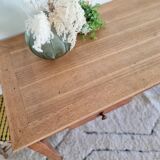 Antique wooden farmhouse table and drawers