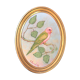 Golden frame and bird painting