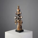 Totem signed and numbered by Elisabeth Vandeweghe for Perignem, Belgium, 19