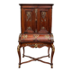 Rococo-style secretary. Solid oak, hand-painted. France. 18th century.