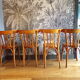 Suite 4 bistro chairs in curved wood