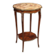 French Napoleon III style side table with marble top