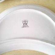 10 assiettes à salade en porcelaine Rak