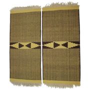 Paire de petits tapis kilim géométriques des années 1960
