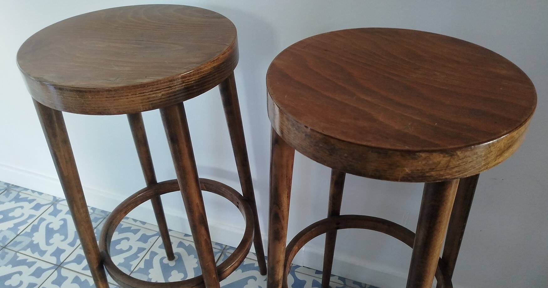 Pair of vintage bar stools