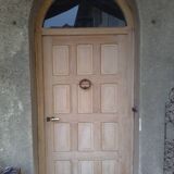 Porte d'entrée en bois