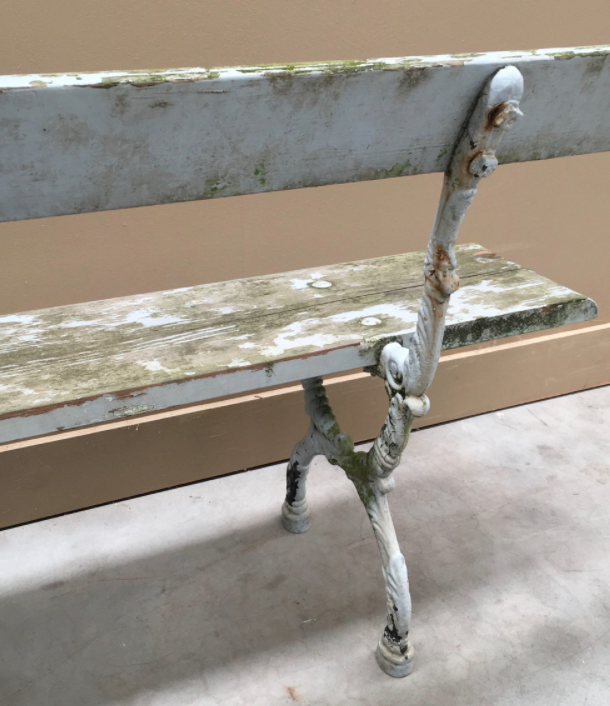 French vintage Garden Bench