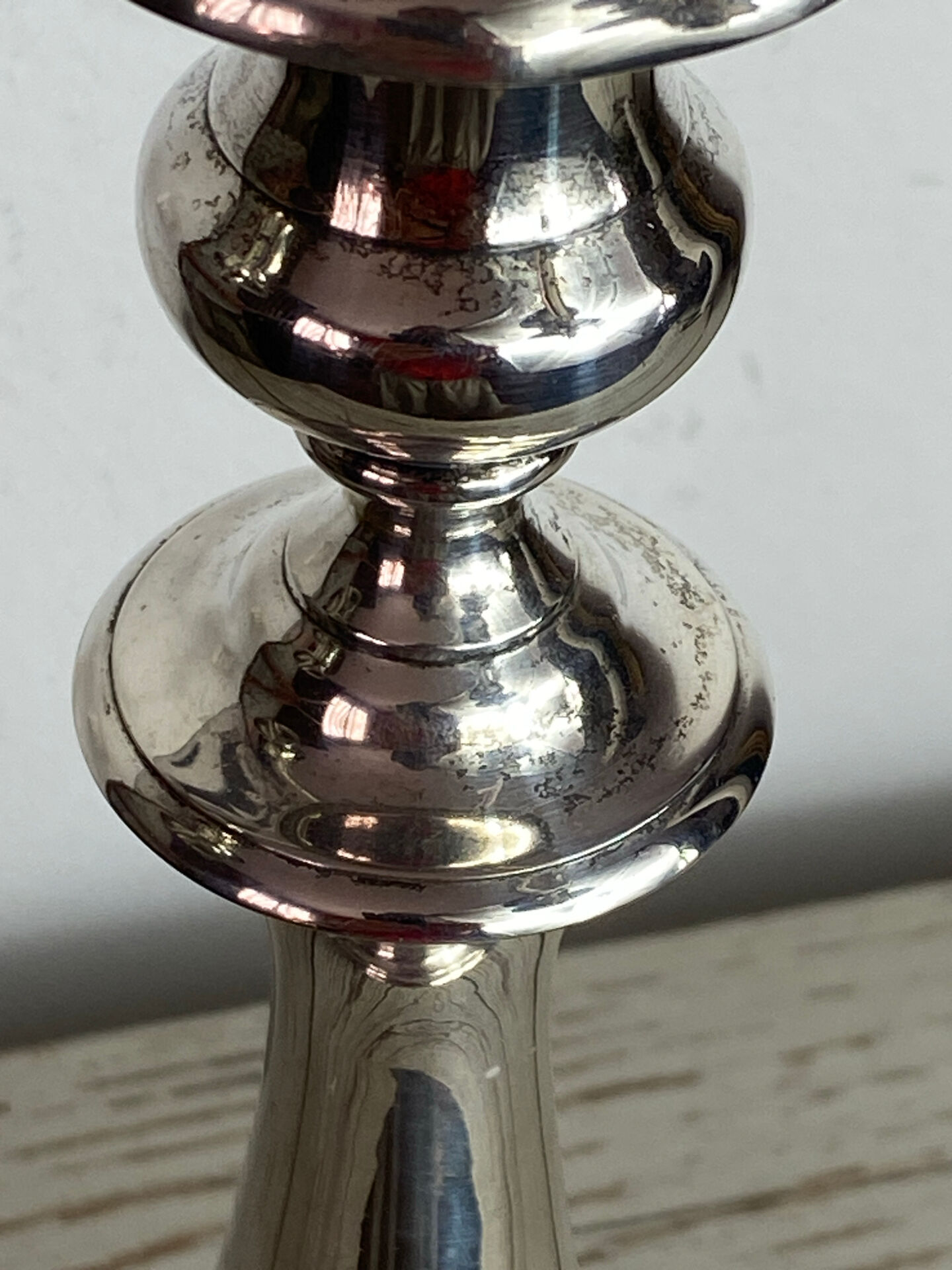 Silver-plated metal chandelier with 4 lights, Christofle