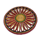 Dessous de plat rond 1970