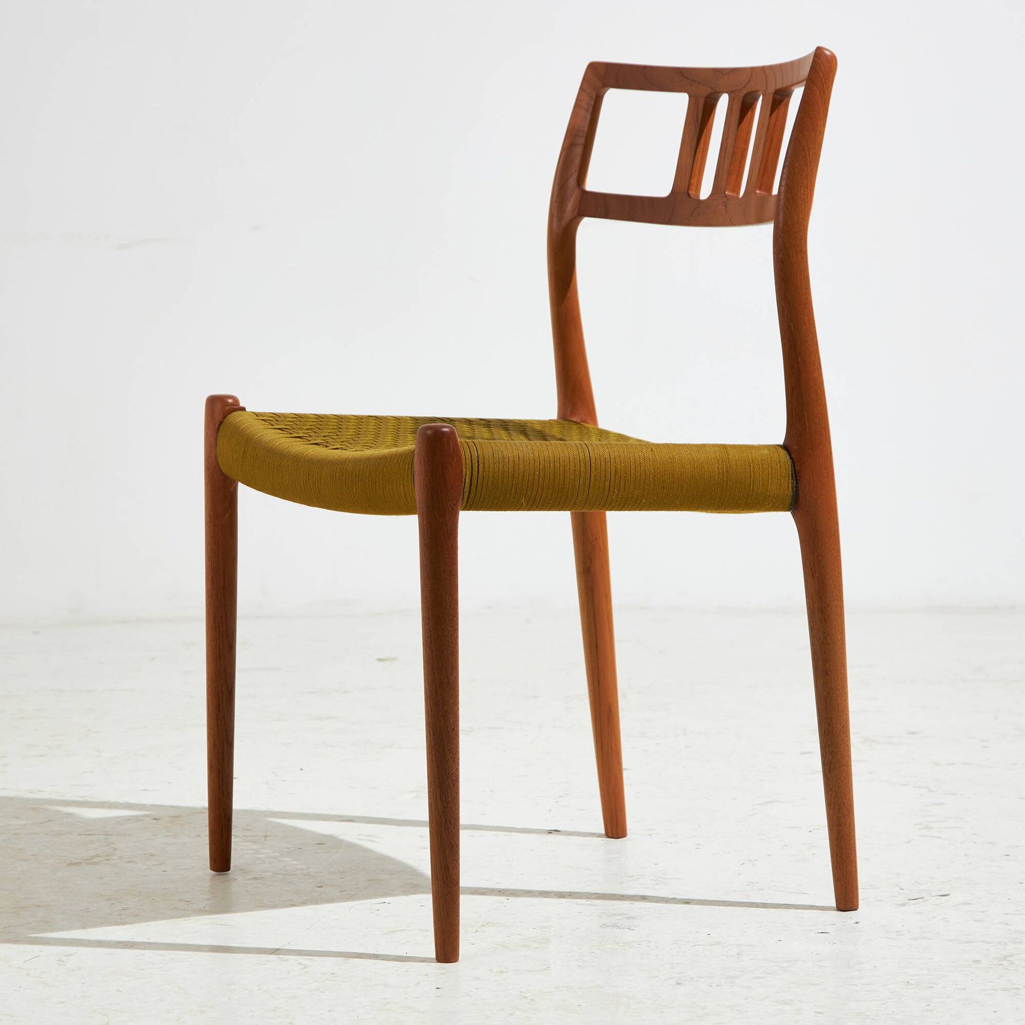 Teak Dining Set by Niels O. Møller for J.L. Møbelfabrik, set of 7, 1960s (MK10285)