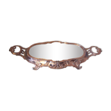 Copper and ice table centre