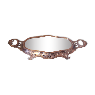 Copper and ice table centre