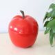 Red apple ice bucket, vintage