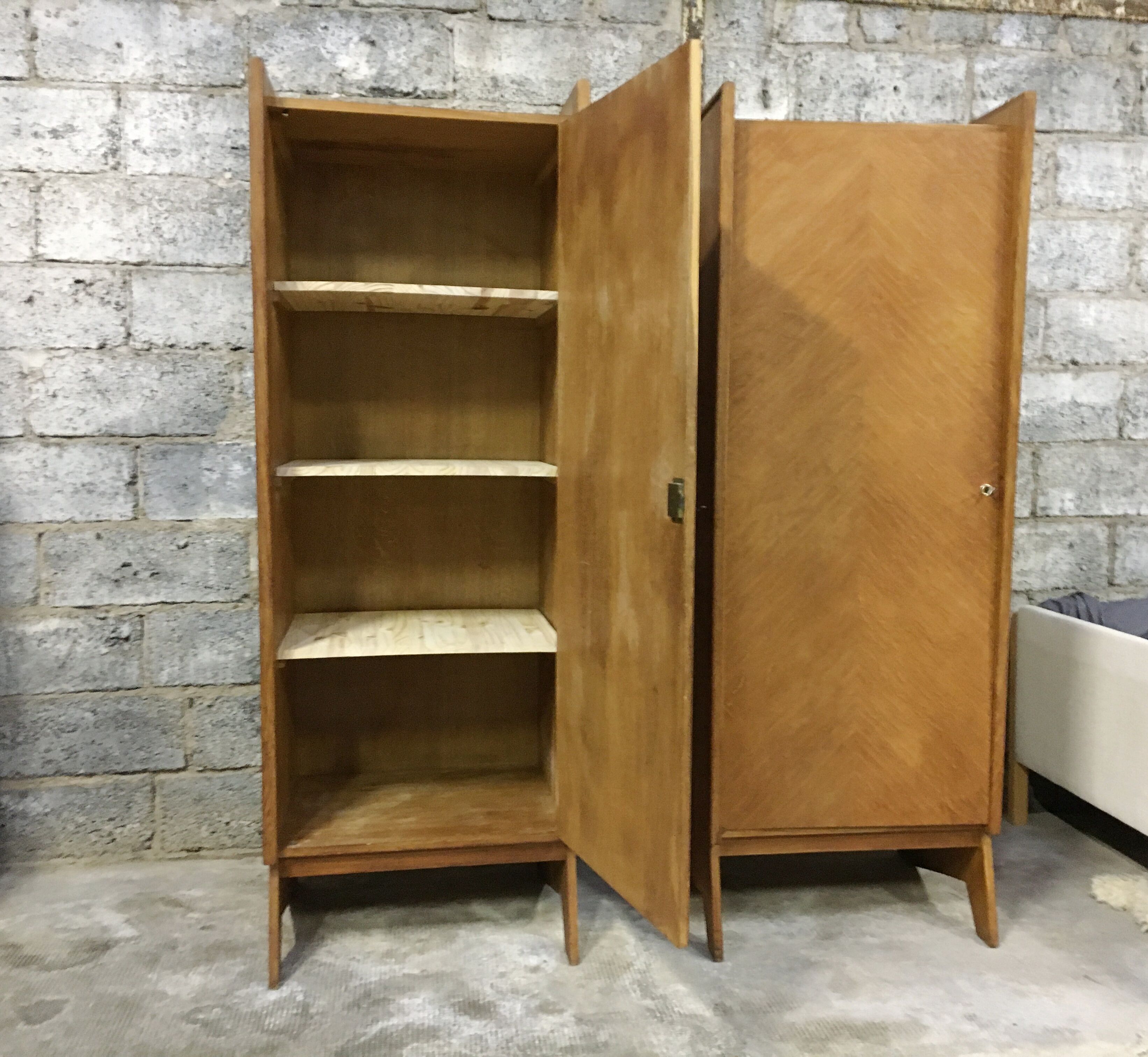 Pair of university wardrobes