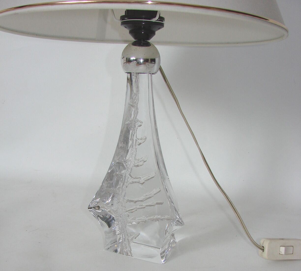 Daum Nancy lamp, France 1970s