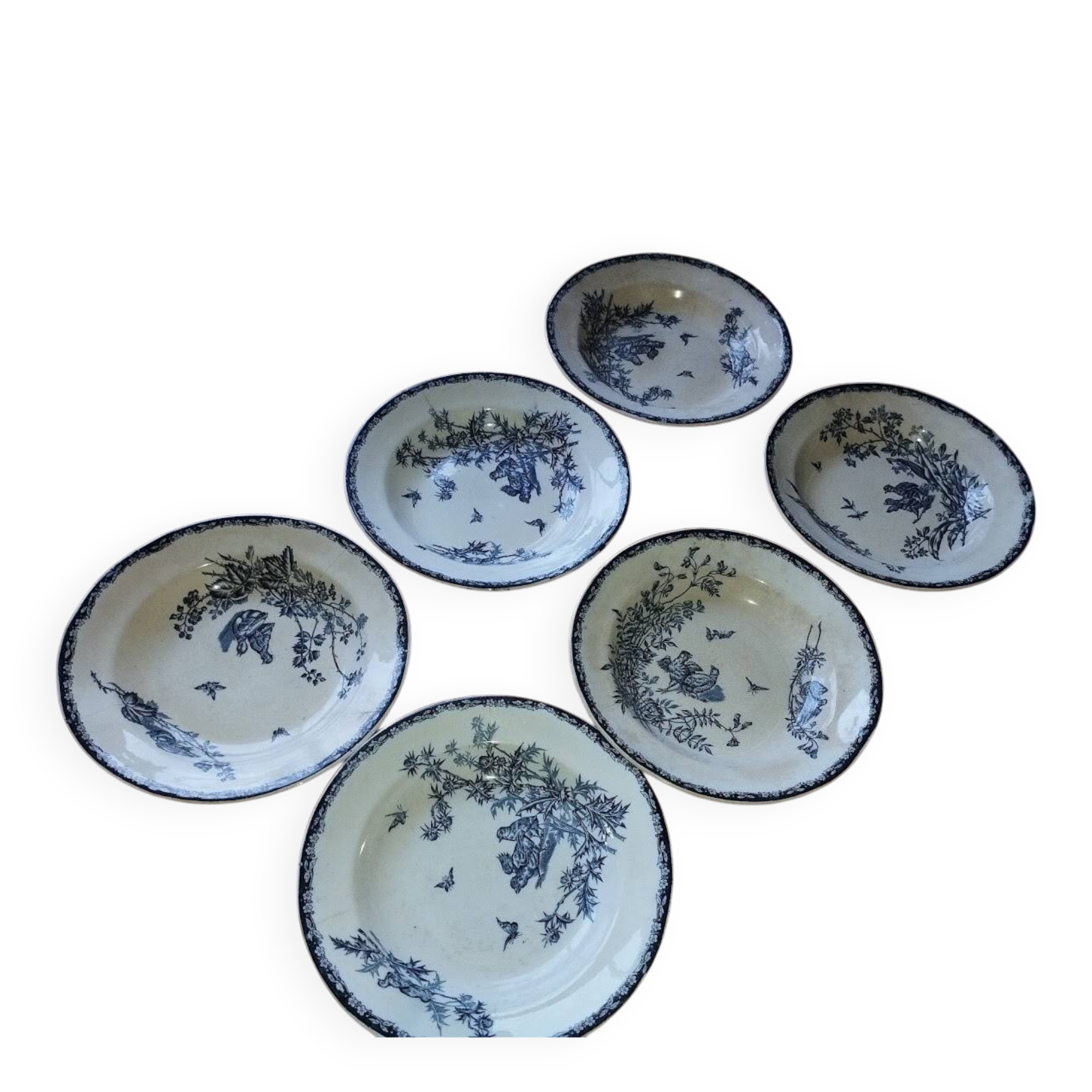 Deep Plates "Terre de Fer – The Chicks" (6 pieces)