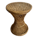 Vintage rattan and cane stool