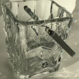 Ice bucket square crystal of Vannes height 14cm