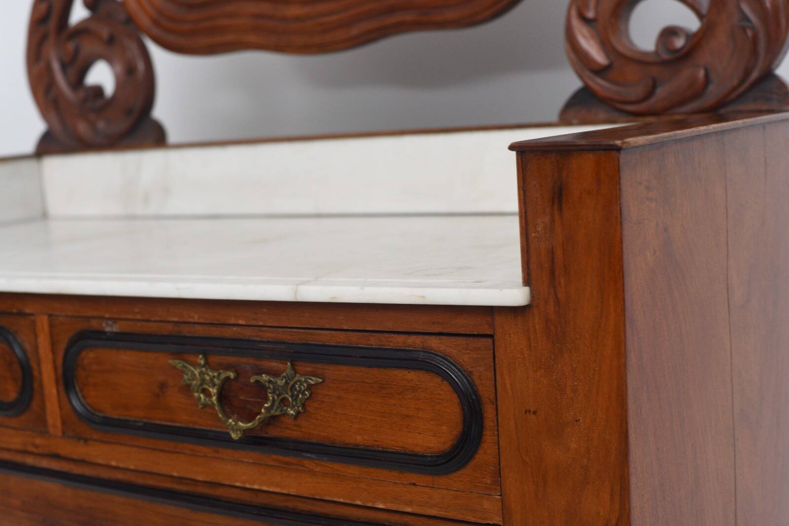 Victorian Toilet with marble and mirror