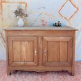 Magnificent vintage buffet / sideboard in raw wood